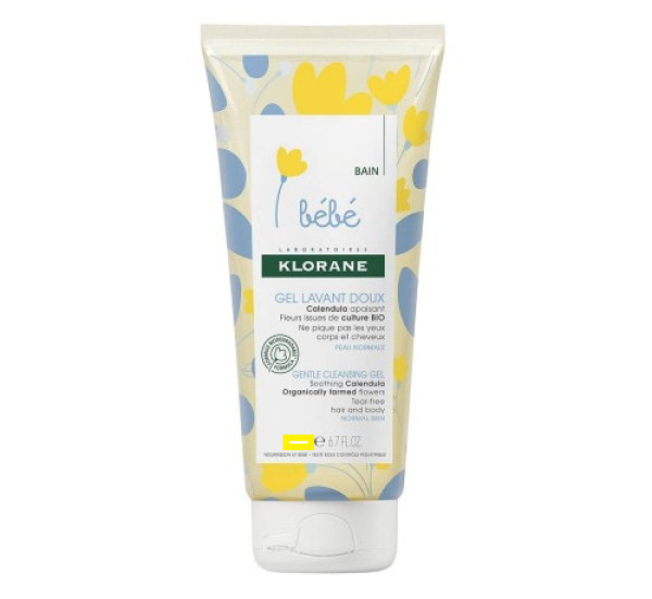 Klorane Bebe Gel Suave Corpo/Cabelo - 50ml