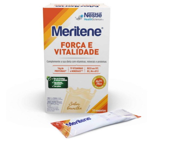 Meritene Baunilha Carteiras Pó (x15 unidades)