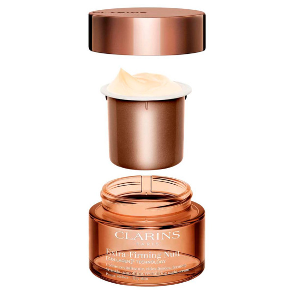 Clarins Extra Firming Nuit _ Recambio de Seca_ de Cuero