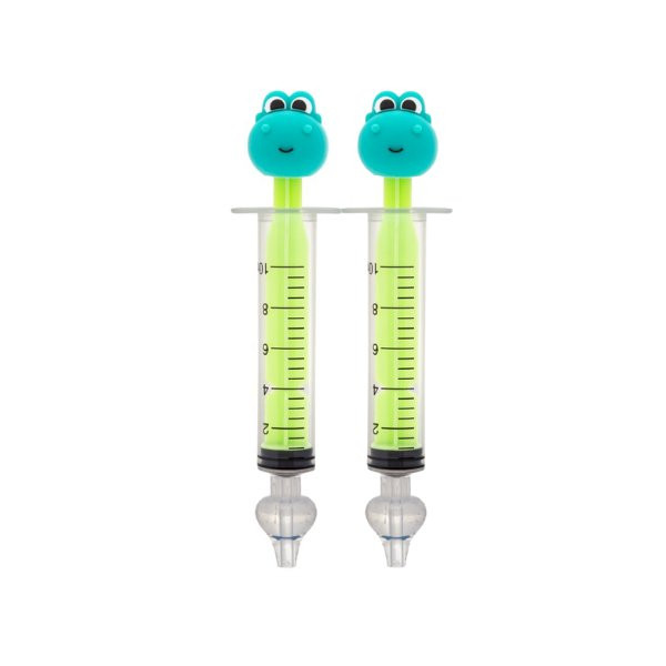 Greetmed Dino Baby Jeringa de Lavado Nasal - 10ml (Paquete Doble)