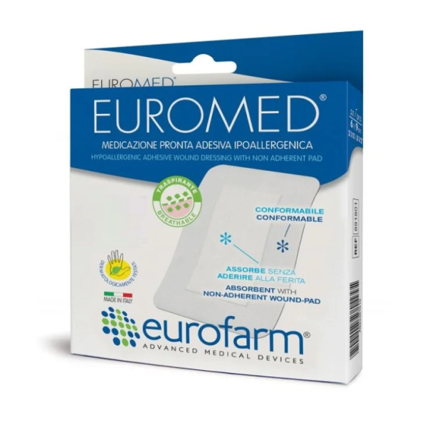 Euromed Penso Pós Operatório Tnt _ 20x10 cm (x4 unidades)