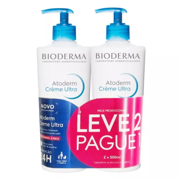 Bioderma Atoderm  Creme Ultra - 500ml (Pack Duplo)