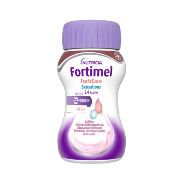 Fortimel Forticare Sensations Frutos Vermelhos - 125ml (x4 unidades)