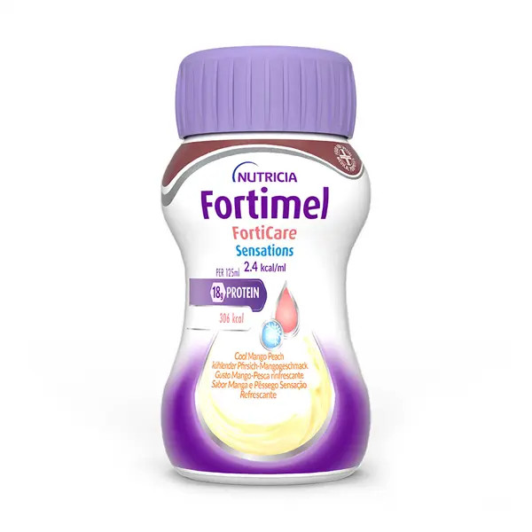 Fortimel Forticare Sensations Manga/Pêssego - 125ml (x4 unidades)