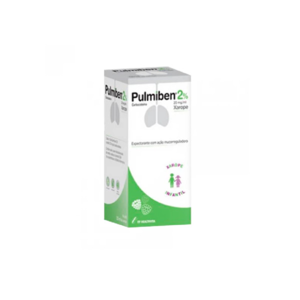 Pulmiben 2%, 20 mg/ml  xarope frasco - 125ml