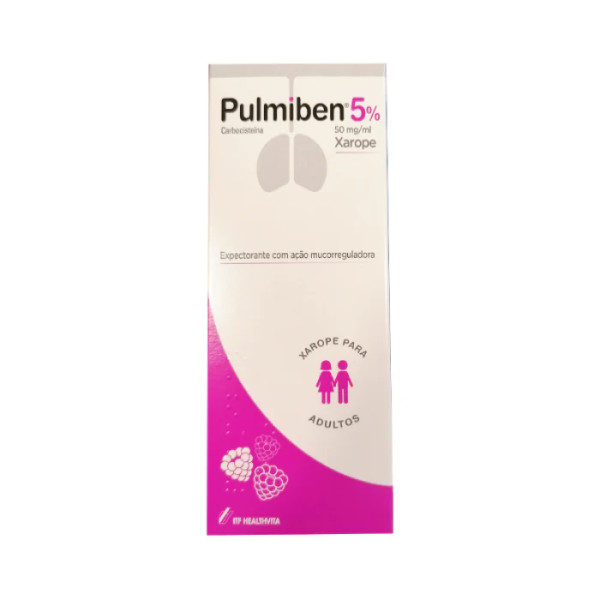 Pulmiben 5%, jarabe de 50 mg/ml - 250 ml