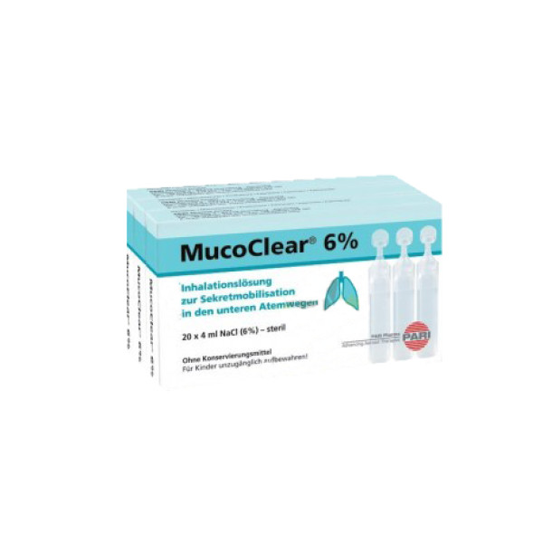 Logista Mucoclear 6% Solução Inalação - 4ml (x20 unidades)