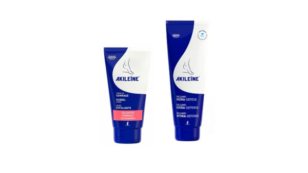 Bálsamo Akileïne Hydra-Defense - 125 ml + Crema exfoliante - 75 ml