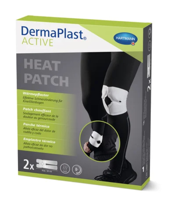 Parche térmico Dermaplast Active para rodillas y codos (x2 unidades)