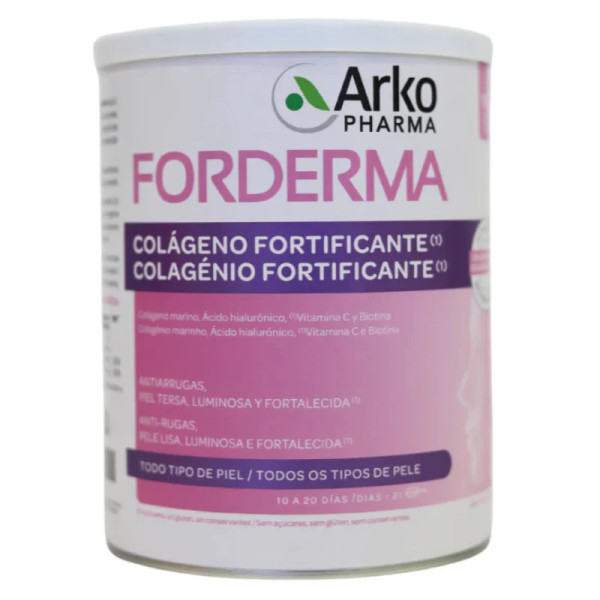 Polvo fortificante de colágeno Forderma_ Frutos del bosque - 260 g
