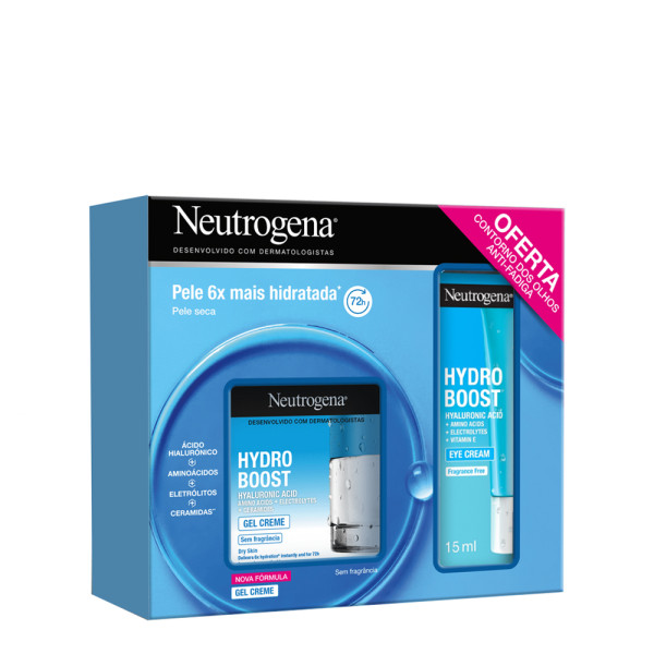 Neutrogena Hydro Boost Gel-Crema Hidratante Piel Seca - 50Ml + Gel-Crema Contorno Ojos Anti-Fatiga - 15Ml