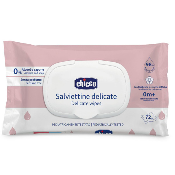 Chicco Toalhete Delicado (x72 unidades)
