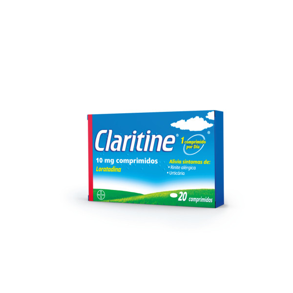 Claritine 10 mg x 20 comprimidos.