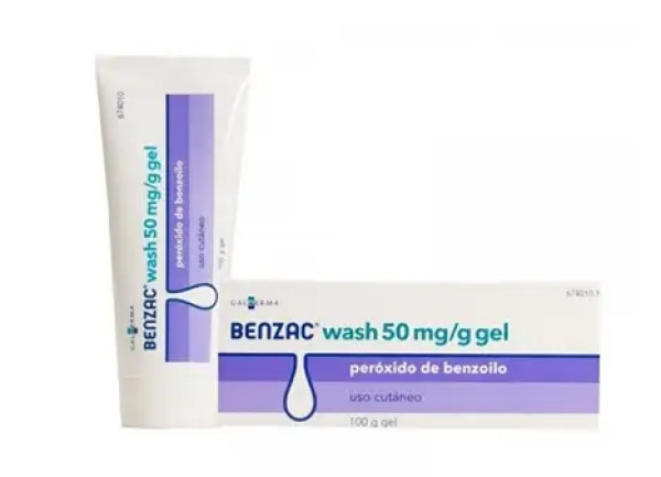 Benzac Wash 5, 50 mg/g gel tubo -100g