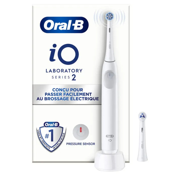 Oral B Laboratorio IO 2 Escova Dentes Eletrica Branca + Recarregavel