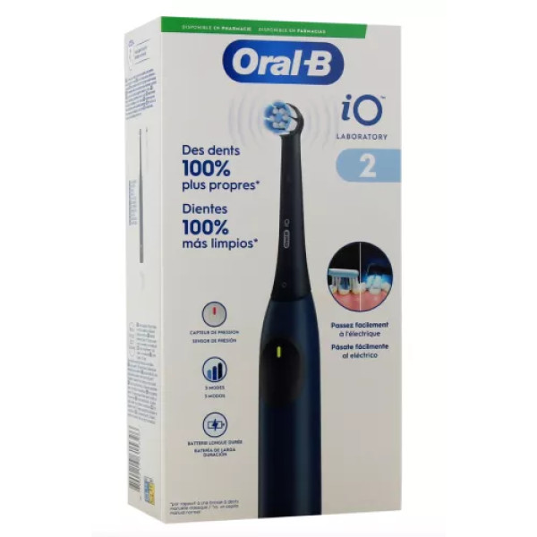 Cepillo de dientes eléctrico Oral B Laboratory IO 2 azul + recargable