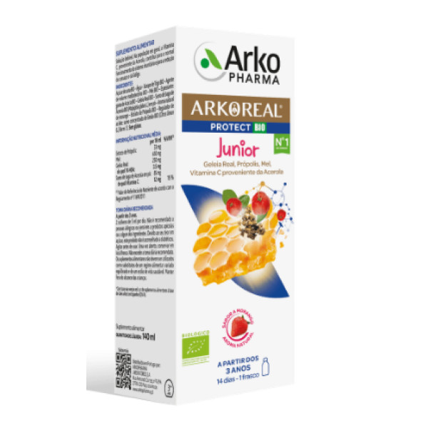 Arkoreal Protect Junior Bio Solução Morango - 140ml
