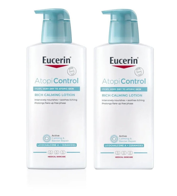 Eucerin AtopiControl Loção Corporal - 400ml (Pack Duplo)