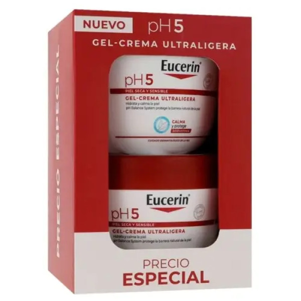 Eucerin Piel Sensible pH5 Gel-Crema Corporal 350ml x2 (precio especial)