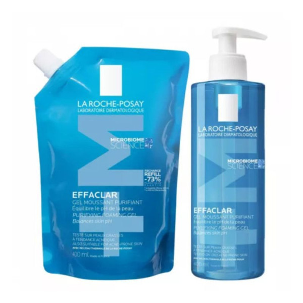 La Roche Posay Effaclar Gel +M - 400 + Refill