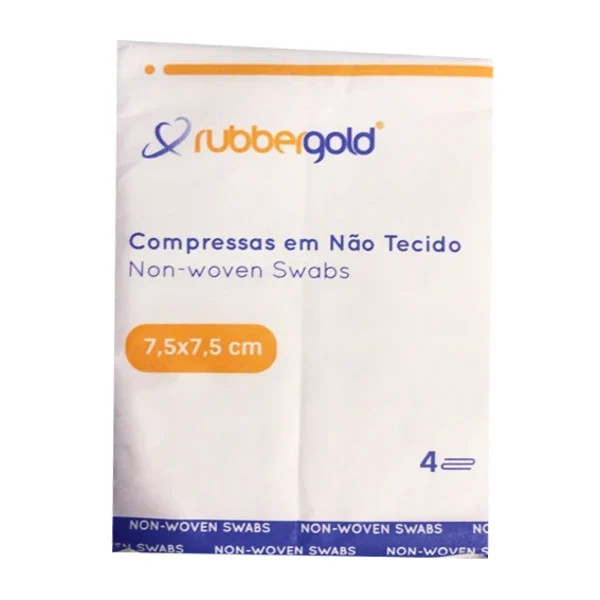 Rubbergold - Banda de compresión no tejida CP3302 (7,5 x 7,5 cm, 100 unidades)