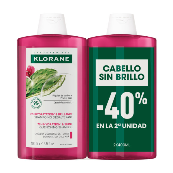 Klorane Capilar Champô Figo da India - 400ml (Pack Duplo)