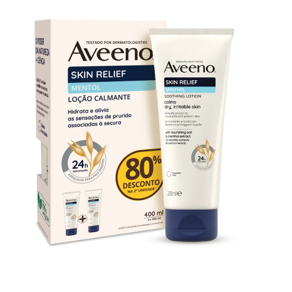Aveeno Crema de Alivio para la Piel con Mentol 200mL (x2 unidades) Promoción