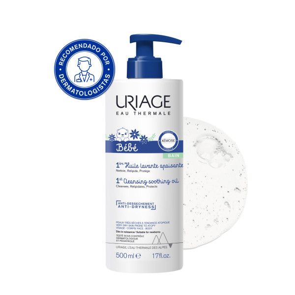 Uriage Bebé 1º Óleo Lavagem Apaziguante - 500ml
