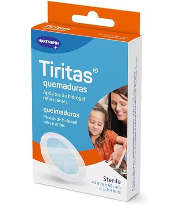 Hartmann Tiritas Queimaduras 43mm X 68 mm - 8 unidades