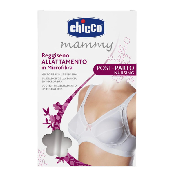 Chicco Soutien de Aleitamento em Microfibra Branco Tamanho 40 Copa B