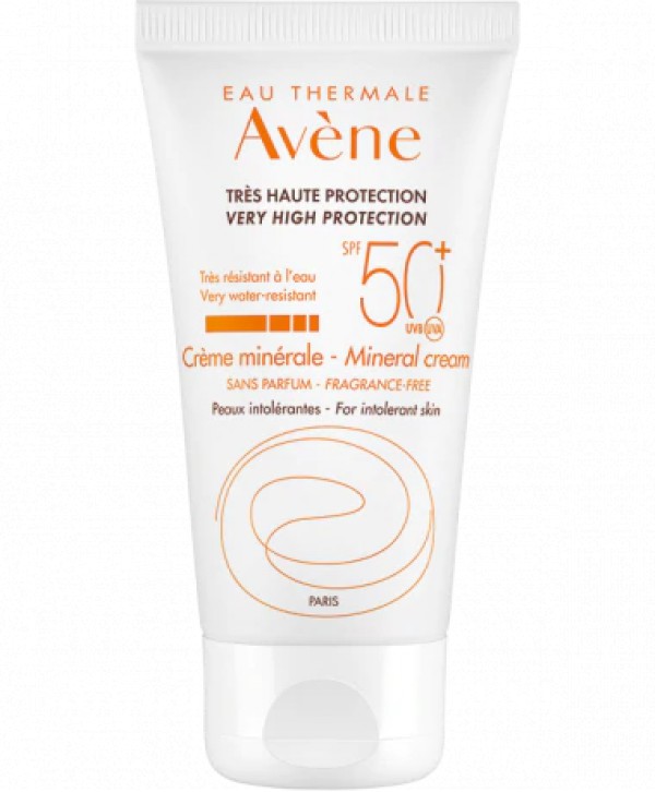 Avene Solar Creme SPF50+ Mineral - 50 ml