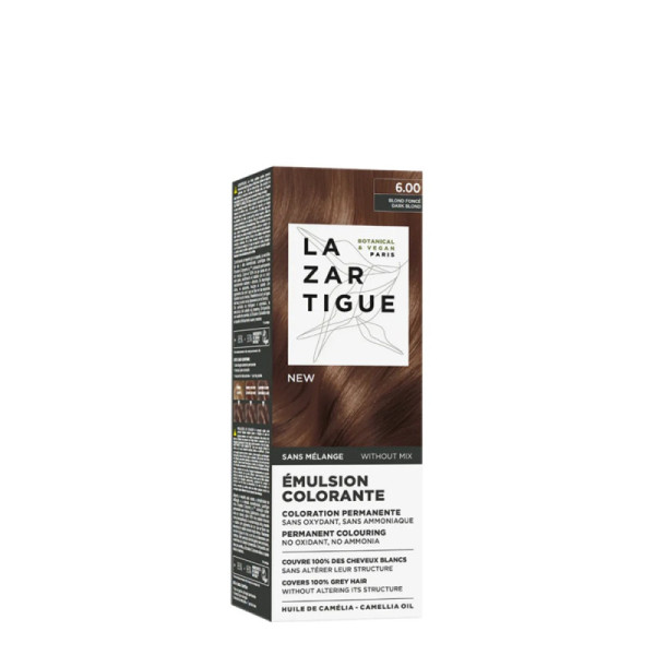 Lazartigue Emulsión Colorante 6.00 Castaño Claro 60ml