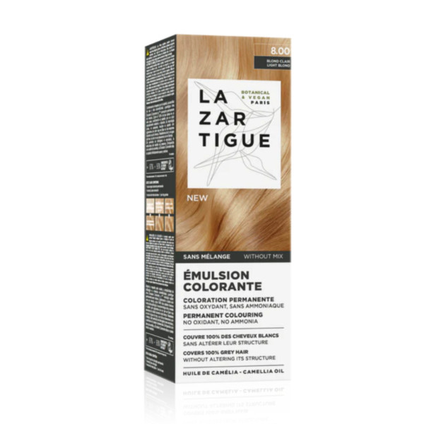Lazartigue Emulsión Colorante 8.00 Rubio Claro 60ml