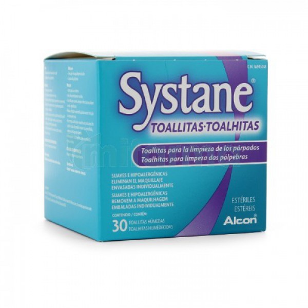 Systane Removedor Maquilhagem Olhos (x30 toalhitas)