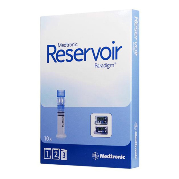 Medtronic Reservatório MiniMed Paradigm 3 ml MMT‑332A (10 unidades):