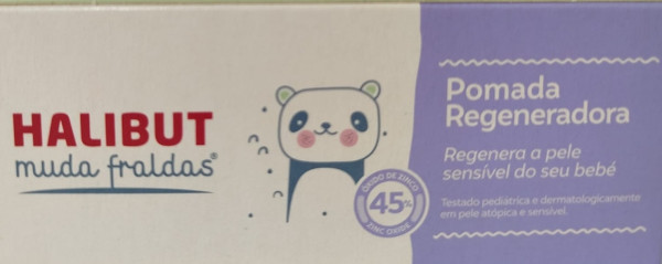 Pomada Regeneradora Halibut para Cambio de Paña