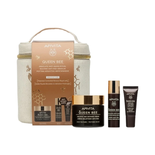Apivita Queen Bee Crema + Sérum + Contorno de ojos 25 ml