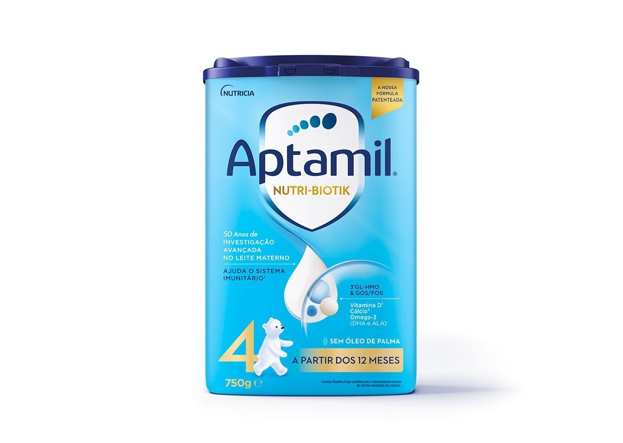 Aptamil 4 Nutri-Biotik Leite +12M - 750G (Preço Especial)