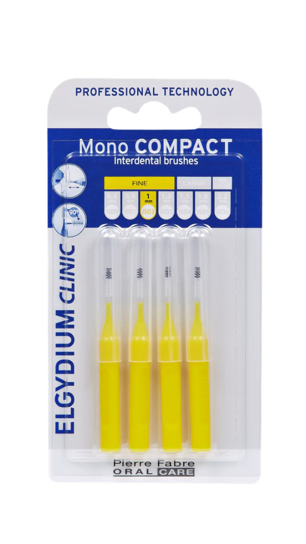 Elgydium Clinic Escovilhão Mono Compact Amarelo (x4 unidades)