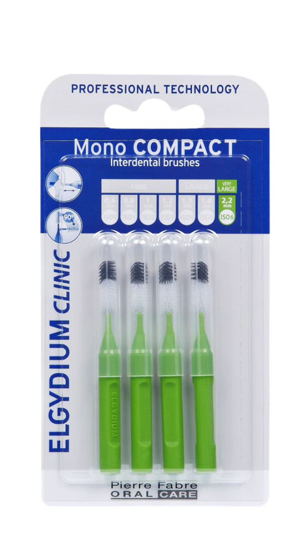 Elgydium Clinic Cepillo Monotipo Compacto Verde (x4 unidades)