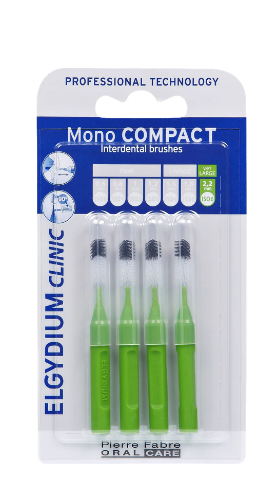 Elgydium Clinic Escovilhão Mono Compact Verde (x4 unidades)