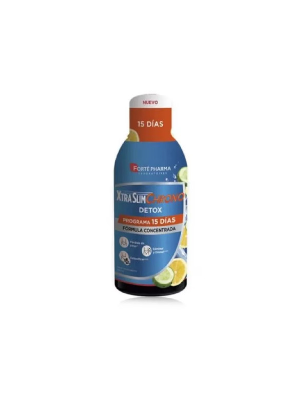 Solución desintoxicante Xtraslim Chrono Detox de limón y pepino - 450 ml