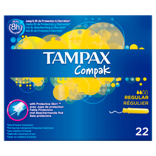 Tampax Regular Tapón Aplicador (x20 unidades)