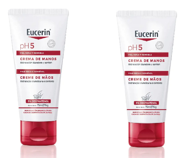 Eucerin pH5 Creme Mãos 75ml X2