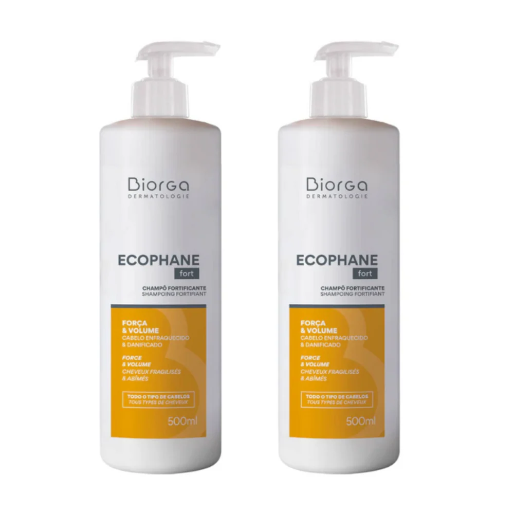 Ecophane Champô Fortificante 500ml x2 -50% 2Unidade