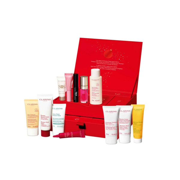 Calendario de Adviento de Clarins 12 Cuidados