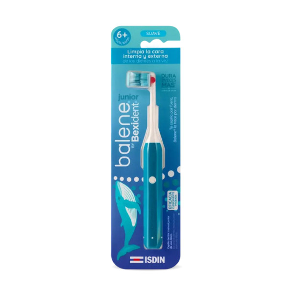 Cepillo de dientes Balene by Bexident Junior _ 6A+ _Azul
