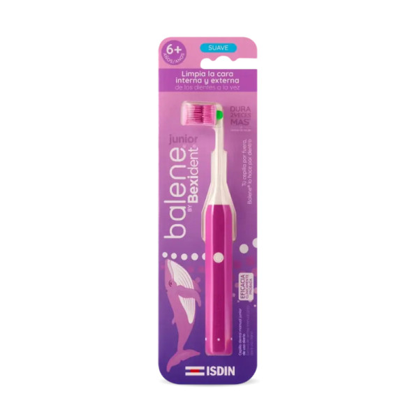 Cepillo de dientes Balene by Bexident Junior _ 6A+ _ Lilas