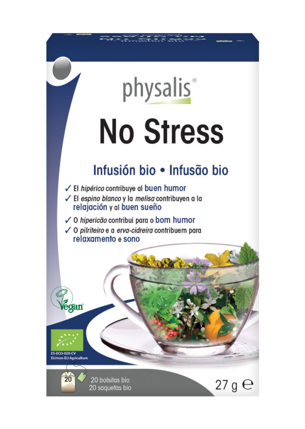 Infusión Orgánica Physalis No Stress 20 sobres