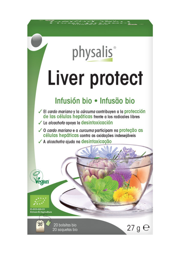 Infusión Orgánica Physalis Protección del Hígado 20 Sobres